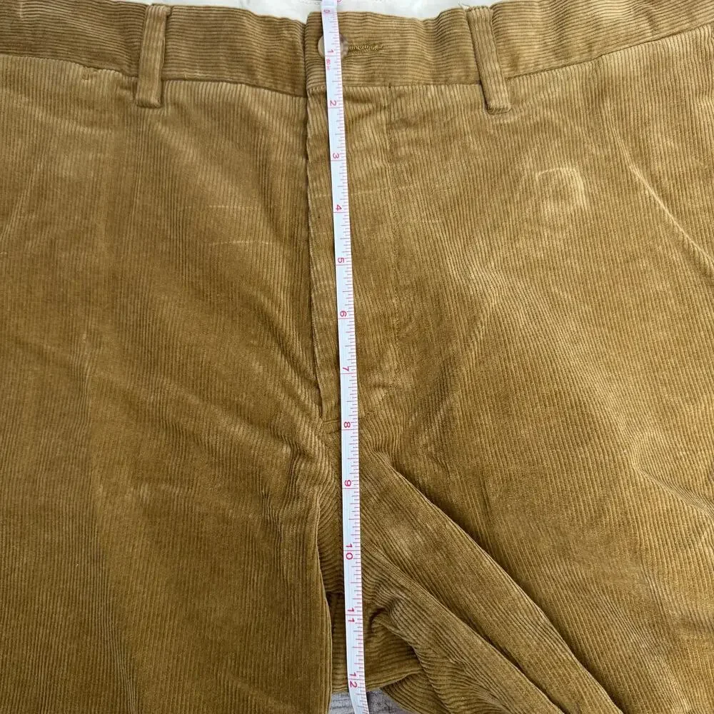 Polo Ralph Lauren Stretch Classic Fit Tan Corduroy‎ Pants Mens 36x32